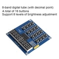 thumbnail image 4 of Escaneo TM1638 Control MCU De 3 Cables LED De 8 Bits Módulo De Visualización Y Escaneo De Teclado De 16 Teclas Para, 4 of 7
