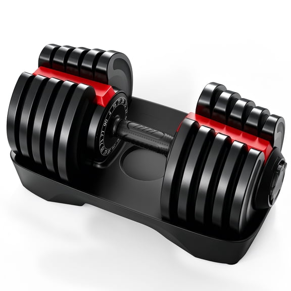 Adjustable Dumbbell 4 to 90 LBS, 16-in-1 Free Weight Adjustable Dumbbell, Quick-Adjust Dumbbell with Auto Safety Lock, Space-Saving Design, Home Gym Strength Training Equipment Men & Women