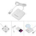 thumbnail image 3 of POINTERTECK Lecteur de Carte de Crédit IC Portable USB à Puce Intelligente, Encodeur et Graveur avec Emplacement pour Carte SIM pour Windows pour 2000 XP Ou Mac OS X Linux (1 m), 3 of 6