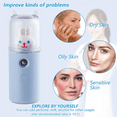 thumbnail image 4 of Vaporizador de cara portátil Mini dibujos animados Cara de niña linda Mr. Face Steamer Portable Nano Sprayer Ormromra CPB-DE-LYY524-12, 4 of 5