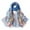 Blue, variant on zicth Silk Scarves Scarfs for Women Lightweight Print Floral Pattern Scarf Shawl Fashion Scarves Sunscreen Shawls and Wraps for Spring