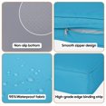 thumbnail image 3 of Olurrisa 14-Piece Outdoor Sectional Cushion Set, Sky Blue Deep Seat Polyester with Removable Covers for Patio Furniture, 3 of 9