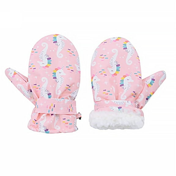 Toddler Mittens Winter Waterproof Gloves Kid Snow Cartoon Gloves Baby Girls Boys Ski Snowboard Gloves Ski Gloves & Mittens