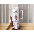 thumbnail image 3 of 40oz Minnie Mouse Tumbler - Cute Cartoon Mug Gift for Her, Green, 3 of 9
