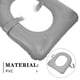 thumbnail image 2 of ColoMX Cojín de inodoro de cabecera: cojín inflable para asiento de inodoro, funda suave para inodoro para personas mayores, inodoro acolchado para acampar., 2 of 7