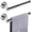 Chrome Finish, variant on Hand Towel Holder/Towel Ring, Thicken Stainless Steel Hand Towel Bar for Bathroom, Rustproof Wall Mounted Towel Rack, Contemporary Style Bath Accessories, 9 Inch (1 Pack, Brushed Gold)