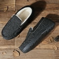 thumbnail image 4 of Casa Fuzzy para Hombre Mocasines Antideslizantes Otoño E Invierno, 4 of 9