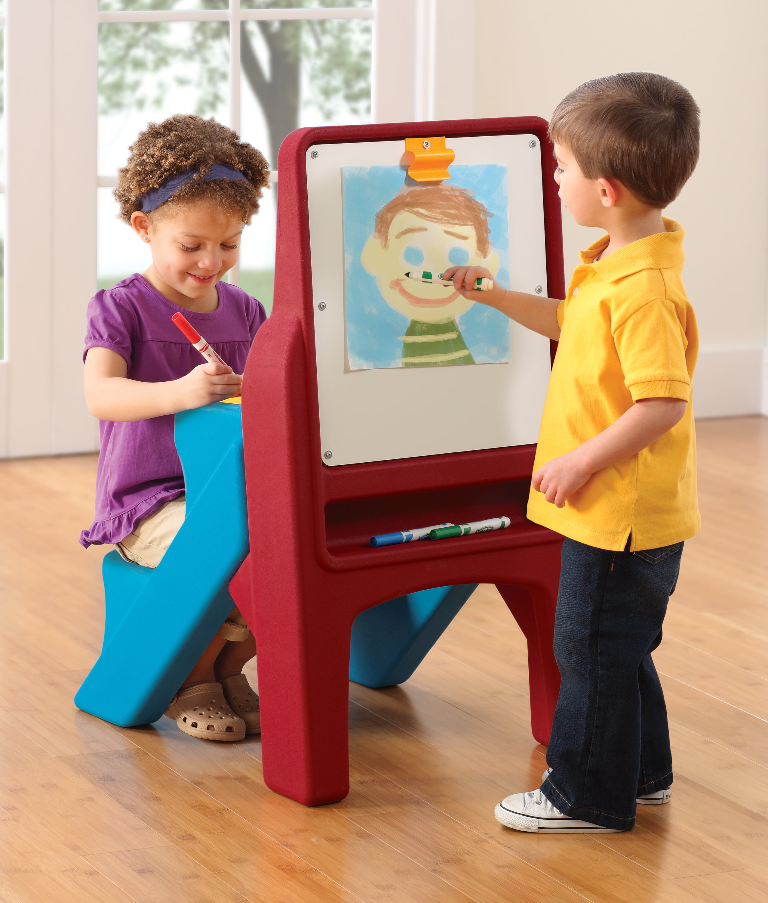 Step2 Kids Art Easel Desk Painting Stand Toddler Creativity
