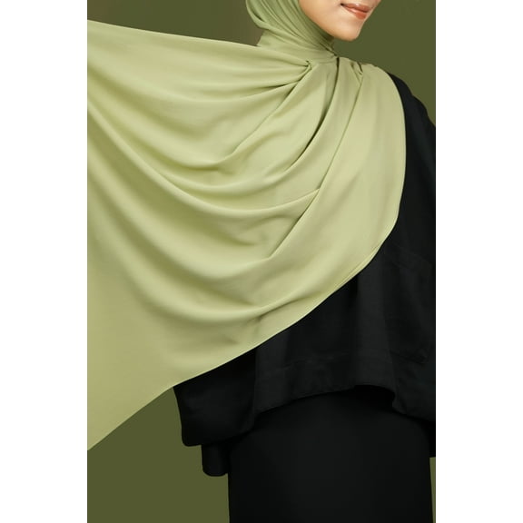 Rectangular Scarf: Ordinary In Mint Green
