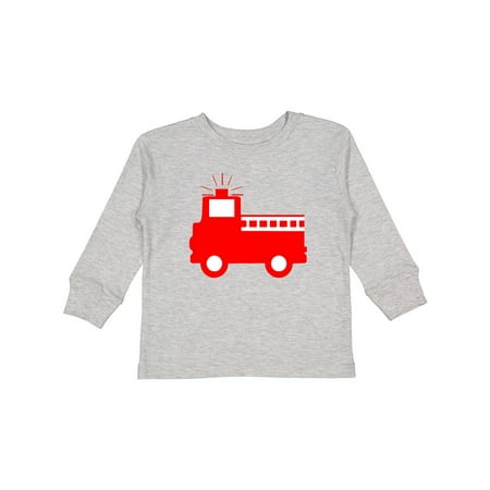 

Inktastic Cute Red Firetruck Gift Toddler Boy or Toddler Girl Long Sleeve T-Shirt
