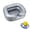 Silvery, variant on Portable Inflatable Shampoo Basin with Air Pump - Double-Layer Thickened Design, Ideal for Bedridden Individuals, Care, And Home Applications