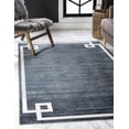 thumbnail image 6 of Jill Zarin’s Uptown Rectangular Abstract Modern Area Rugs, Navy, 6 of 8