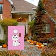 thumbnail image 4 of Love Cat Cartoon Style Durable House Flags for Outdoor Lawn Decoration - Kitten Cute Cat Double-Colored Hanging Decoration Fluffy Cat Washable Outdoor Garden Flags - 28x40inch, 4 of 6