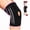 Pink-Black, variant on HLTHZONE Adjustable Knee Brace with Side Stabilizers, Compression Knee Support for Meniscus Tear, Arthritis, ACL LCL Injury & Knee Pain Relief for Men & Women, Size L