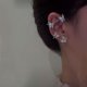thumbnail image 1 of Clips de oreja de mariposa de Metal sin Piercing para mujer, pendientes de Clip de puño de oreja de circón brillante, joyería de boda, Color dorado y plateado, 1 of 4