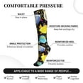 thumbnail image 2 of Sikiie Cartoon Bird Owl 1 Pairs Compression Socks for Men and Women 15-20 mmHg Running Support Socks, 2 of 7