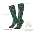 thumbnail image 4 of Fotbe Dino Christmas Party Calcetas Divertidas Estampadas para Hombre y Mujer, Calcetas de Algodón hasta la Rodilla para Caminar, Correr, Enfermería y Embarazo, 4 of 6