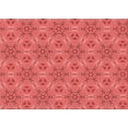 thumbnail image 1 of Ahgly Company Tapis d'Intérieur Lavables en Machine, Rectangle Rouge Transitionnel, 7' x 9', 1 of 7