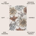 thumbnail image 2 of JONATHAN Y CONTEMPORARY POP 3 x 5 Area Rug, Giglio Botanical Flower - Orange/Blue/Cream, CTP202B-3, 2 of 2