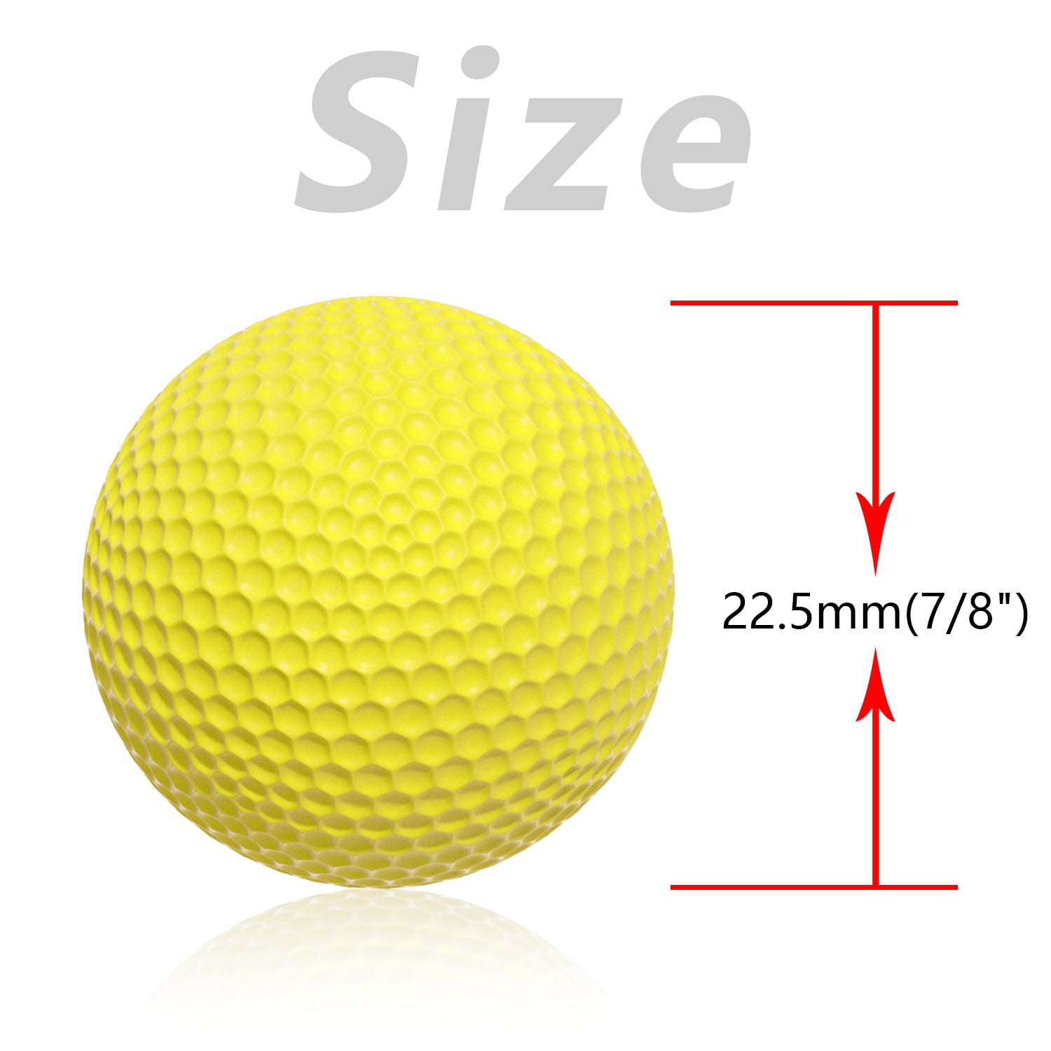 BOROLA 100 Round Refill Pack Compatible for Nerf Rival Blasters(Yellow)