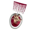 thumbnail image 4 of CUTICATE Halloween Toilet Seat Sticker Bloody Hand 3D Wall Stickers PVC Wallpaper Sign Toilet Lid Decals for Club WC Bathroom Washroom, 4 of 8