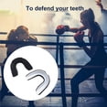thumbnail image 2 of Protector bucal deportivo para adultos y jóvenes con estuche, protector bucal moldeable y delgado para boxeo, MMA, rugby, artes marciales, judo, kárate, hockey y todos los deportes de contacto, 2 of 5