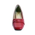 thumbnail image 2 of PEERAGE Angela Women's Wide Width Leather Dress Pumps, 2 of 10