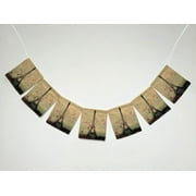 GCKG Frech Paris Eiffel Tower Love Flower Banner Bunting Garland Flag Sign for Home Family Party Decoration