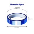 thumbnail image 2 of 2 Rolls 20mm x33m(108ft) Blue Heat Tape High Temperature Heat Resistant Tape Heat Transfer, 2 of 5