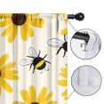 thumbnail image 4 of Blackout Kids Curtains,Bees and Sunflowers Childrens Insulated Curtains Set Of 2,Bedroom Essentials,Toddler Room Decor 52x63in(132x160cm), 4 of 4