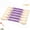 Purple, variant on 6 Pack Cotton Swab Shaped Catnip Cat Toys, Colorful Wool Interactive Kitten Kick Sticks, Durable Teething Chew Toy for Indoor Cats Anxiety Relief