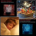 thumbnail image 4 of 3d Night Light Led 3d Led Night Light Anime Uzumaki Naruto Kakashi Figura de acción 16 colores con control remoto Ilusión óptica Lámpara de mesa Inicio Feliz Sencillez, 4 of 5
