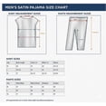 thumbnail image 3 of Up2date Fashion Pajamas Set Mens Silk Satin Long Sleeve Loungewear Two-Piece Sleepwear Button-Down Pj with Full Pants, 3 of 3