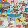 thumbnail image 6 of Shower Curtain Cartoon Art Bath Shower Curtains with 12 Hooks, Waterproof Washable Polyester Bathroom Home Decor Set 72x72 Inch, Plastic, 6 of 8