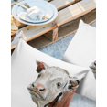 thumbnail image 2 of Outdoor Throw Pillow Cover Watercolor Farm Funny Cow Animals Pattern Waterproof Cushion Covers 2 Pack White Pillow Cases Home Decoration for Patio Garden Couch Sofa, 2 of 6