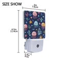 thumbnail image 4 of Yayeee LED Plug in Night Light for The Home with Auto Dusk to Dawn Light Sensors, 2 Pack, Yellow Jellyfish, 4 of 6