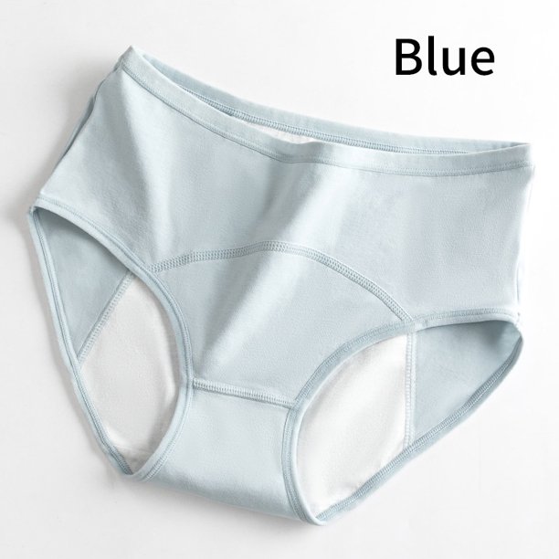 Más El Tamaño De Las Bragas Menstruales Mujeres Fisiológicas Pantalones De Algodón Suave Impermeable Ropa Interior Mediados De La Cinturapangjing