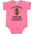 thumbnail image 3 of Inktastic Thanksgiving Girl Turkey Thankful For Family Girls Baby Bodysuit, 3 of 5