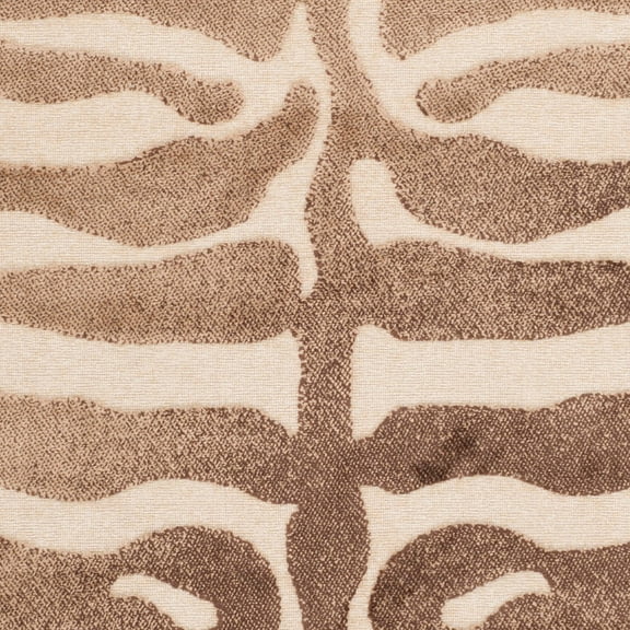 SAFAVIEH Paradise Kady Animal Striped Area Rug, Cream/Brown, 5'3" x 7'6"