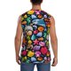 thumbnail image 4 of Fotbe Underwater Diving Animals Men's Camiseta sin Mangas Estampada para Hombres, Playera Casual para Gimnasio, Entrenamiento, Playa-XX-Large, 4 of 7