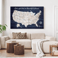 thumbnail image 4 of Elephant Stock Beautiful Places Push Pin Usa Map Wall Art - Map Canvas Art - 36" x 24", 4 of 8