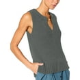 thumbnail image 3 of Women's Sleeveless Sweater Vest Lightweight V Neck Summer Sweater Tank Tops Casual Knit Tunic Cami Shirts, 3 of 6
