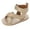 A, variant on Sandals Girl Wide Girls and Toddlers' Freya Gladiator Sandal (Brown,5)
