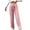 Black, variant on Ahdbta Straight Leg Pants for Woman Lounge Comfy Drawstring Elastic Waist Trousers Trendy Stripe Baggy Pajama Pants