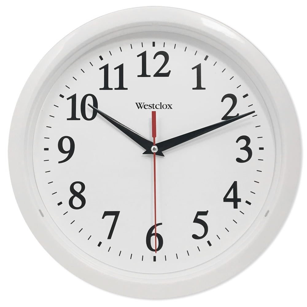 Westclox 975 Basic White Wall Clock