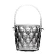 thumbnail image 1 of Ice Bucket, Small Clear Acrylic Ice Ball Container Wine Beer Champagne Cooler with Handle for Freezer Cocktail Bar Party 4.7 x 4.9 Inch, 1 of 3