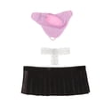 thumbnail image 1 of Traje de muñeca a escala 1/6 para niña, ropa, accesorios de cosplay, decoración de disfraces de muñeca, trajes de muñeca para muñecas de 12 pulgadas conjunto top violeta, 1 of 10