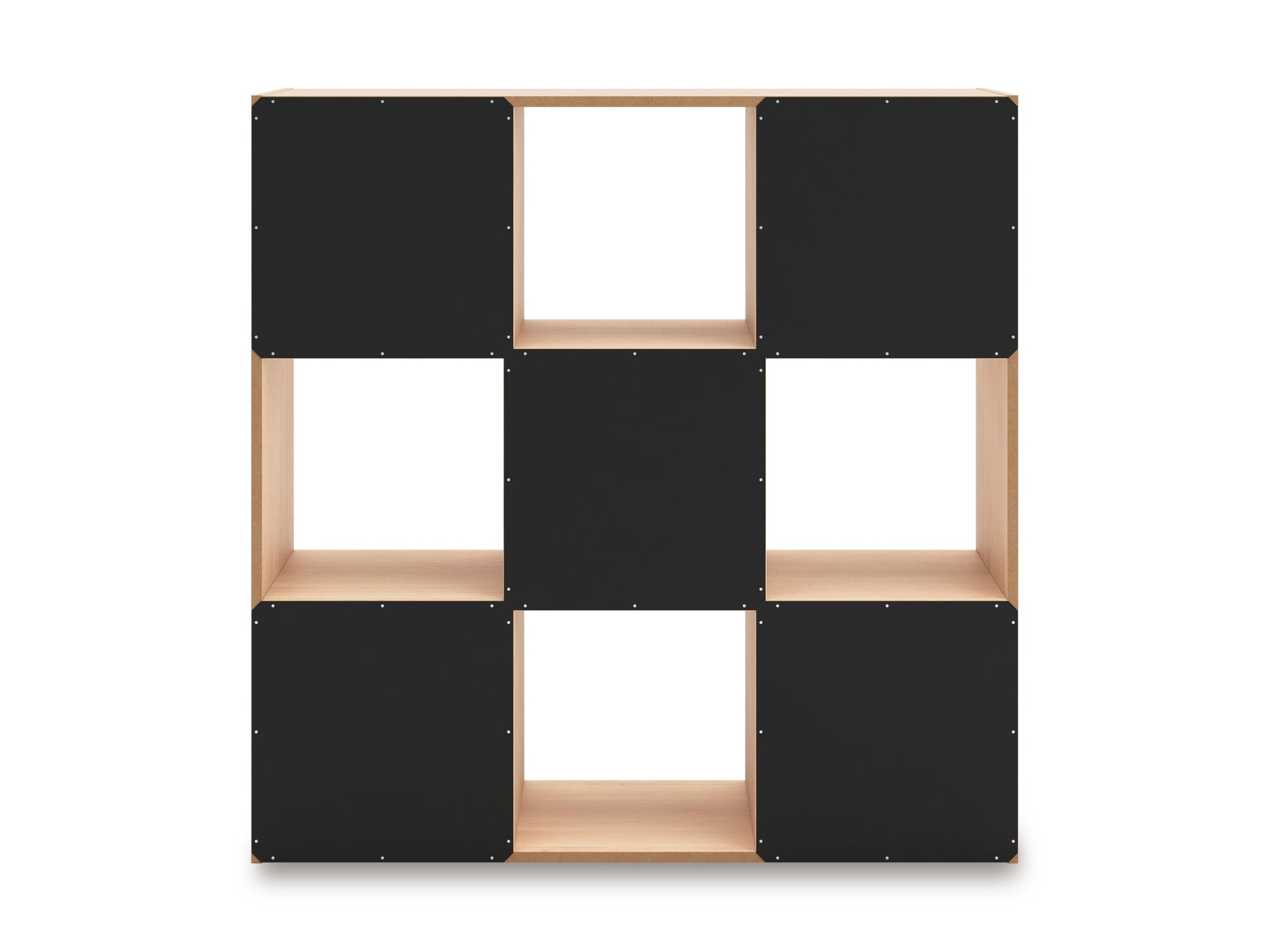 Signature Design by Ashley Piperton 9 Cube Storage Organizer with Natural Tan Finish