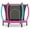 pink-blue, variant on Heromate 60" Fitness Trampoline, 220 lbs Weight Capacity Rebounder, with Bungees, U Shape Adjustable Foam Handle, Pink-Blue