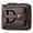 Dark Brown-D, variant on Personalized PU Leather Chain Short Wallet For Man, Engraved Name&Text Bifold Stylish Brown Wallet For Man Valentines Birthday